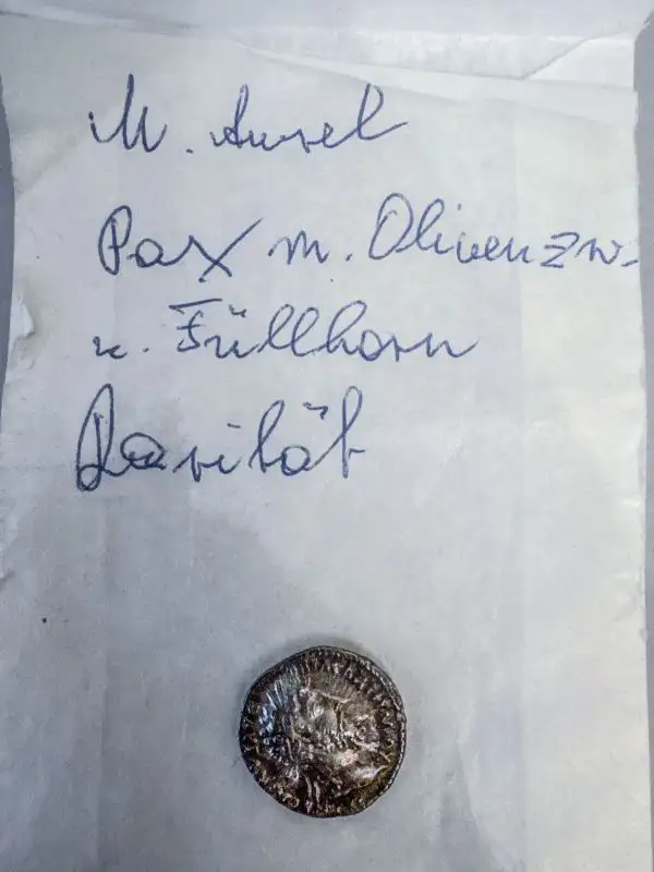 A-546 – Römischer Silberdenar, Kaiserbildnis